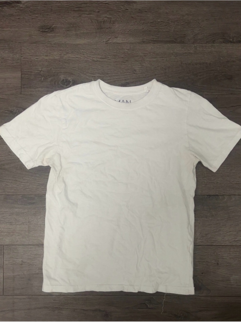 Boohooman Slim Fit White Tee T-Shirt